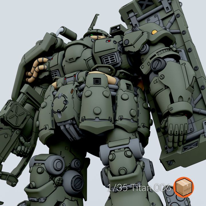 下载 Titan 006 - 1/35 Zaku 通过 Norman Caguiat